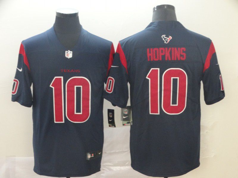 Men Houston Texans #10 Hopkins Blue Nike Vapor Untouchable Limited Player NFL Jerseys->women nfl jersey->Women Jersey